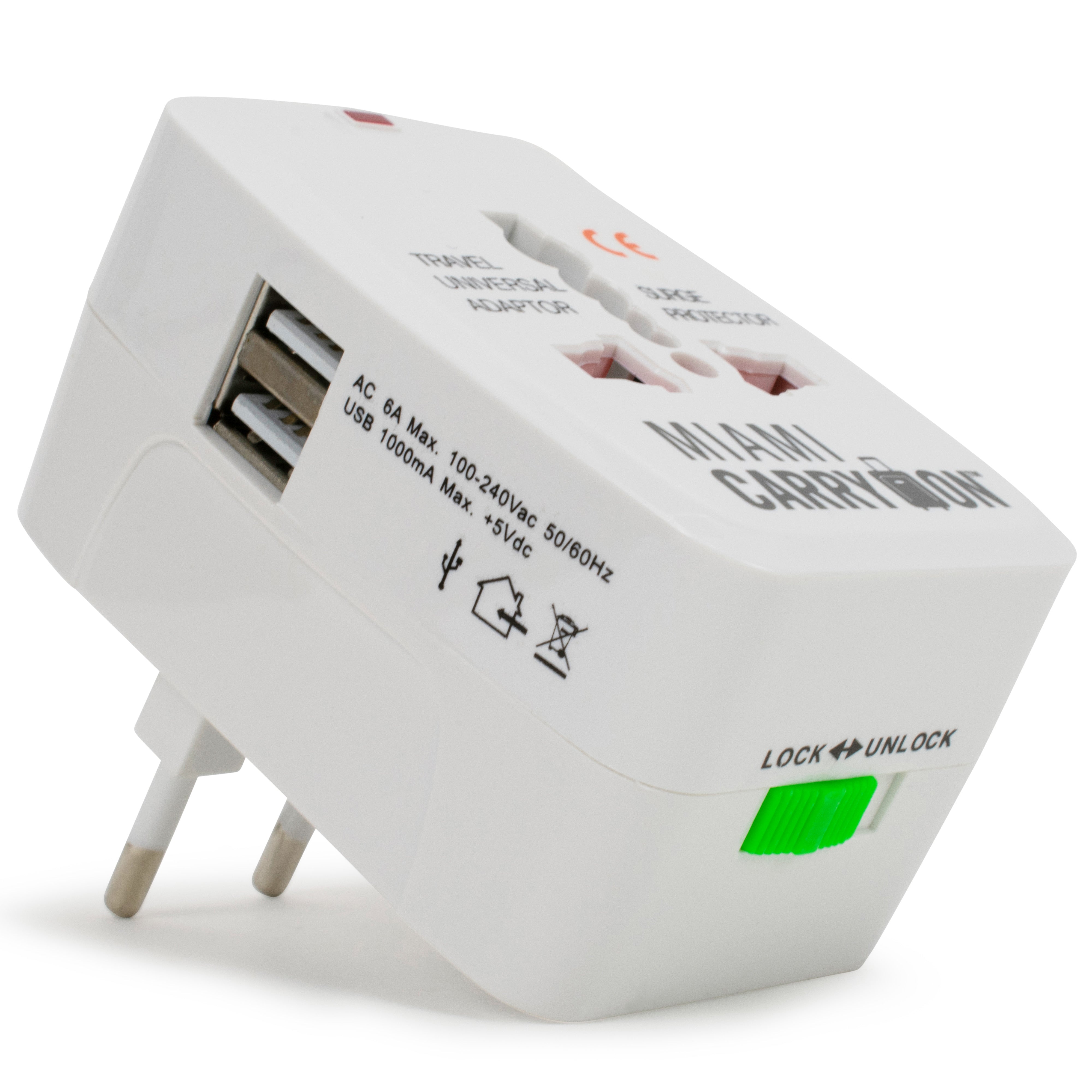 International Travel Adapter with USB Ports for Global Use - Essential International Travel Accessory - Rosetta Creative Boutique